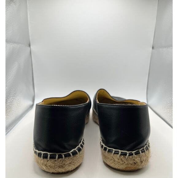CHANEL Black Loafers with Iconic Quilted Design - Picture 5 of 10
